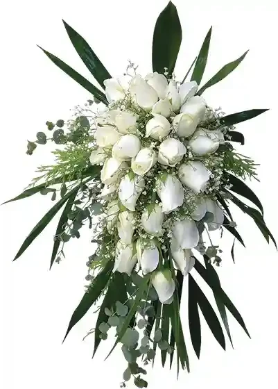 Beyaz Gül Şelale Arajmanı